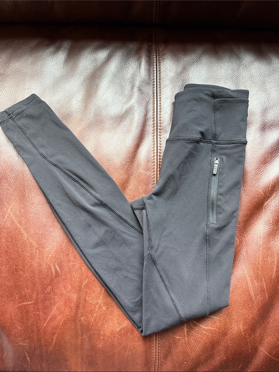 lululemon athletica Pants - lululemon athletica Black High-Rise Leggings with Zipper Pocket